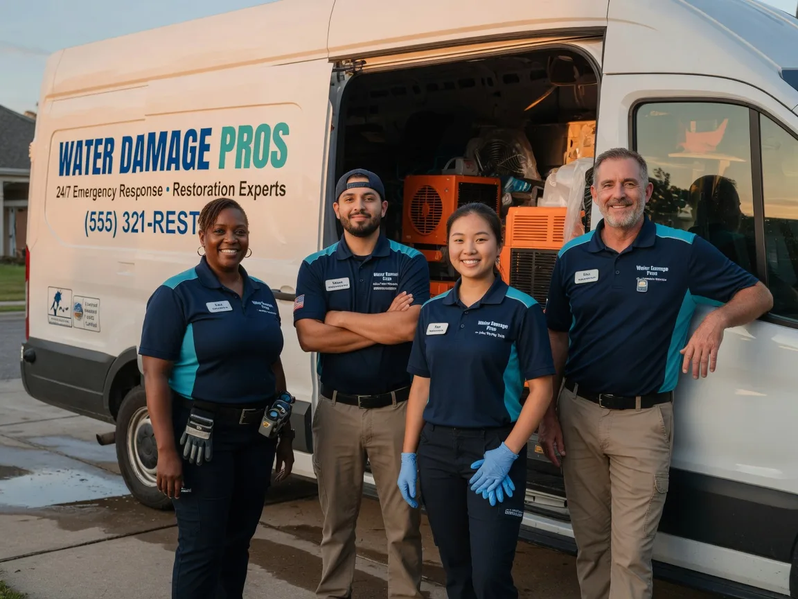 Water Damage Restoration company in Van Voorhis, PA